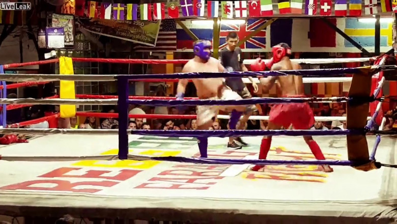 Поединок за ведро выпивки 