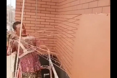 Имитация кирпичей 