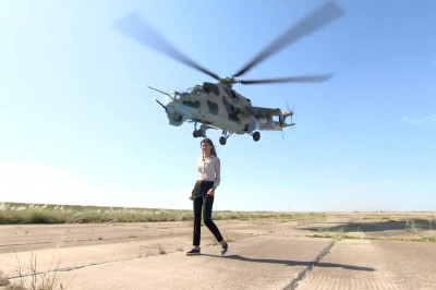 Журналистка рисковала жизнью ради эффектных кадров 