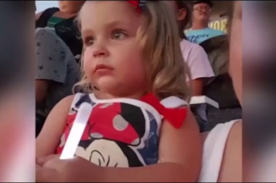 Реакция на первый в жизни салют 