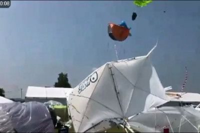 Палатка в воздухе 