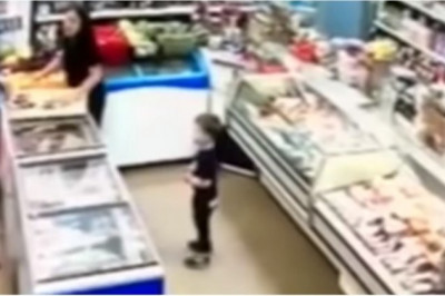 Пьяная Яжмать устроила  в магазине погром 