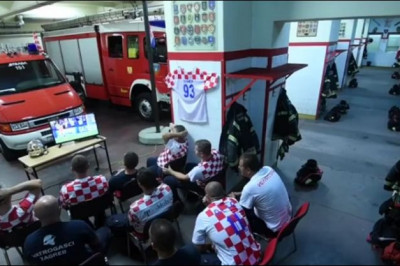 Пожарные в Хорватии 