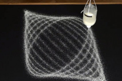 Рисунки песком 