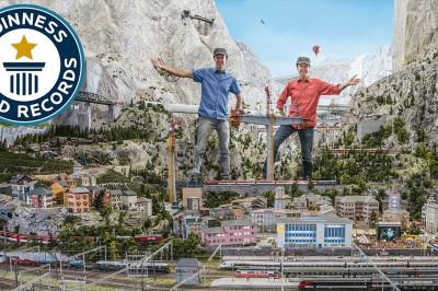 Самая длинная в мире игрушечная железная дорога 