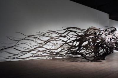 Металлические скульптуры движимые ветром 