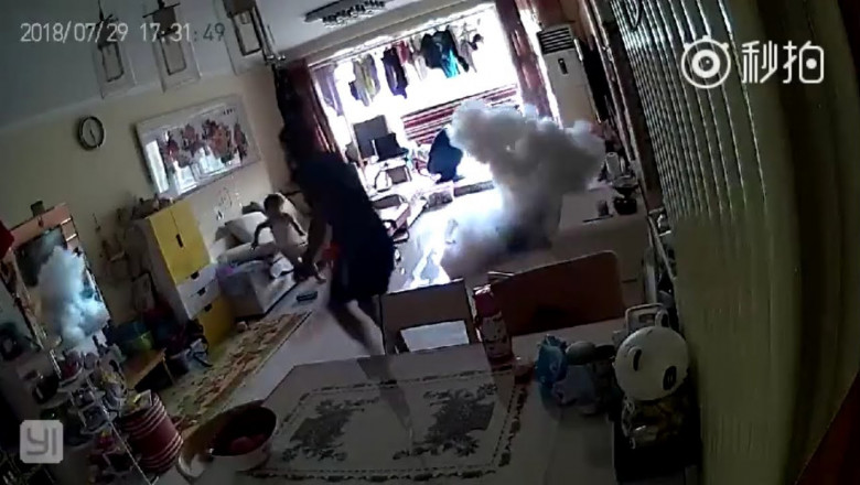 Возгорание электросамоката 