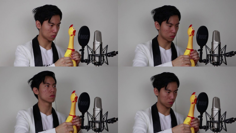 Игра на резиновой игрушке 