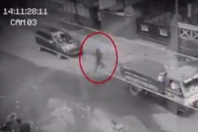 Привидение человека на автодороге в Филиппинах 