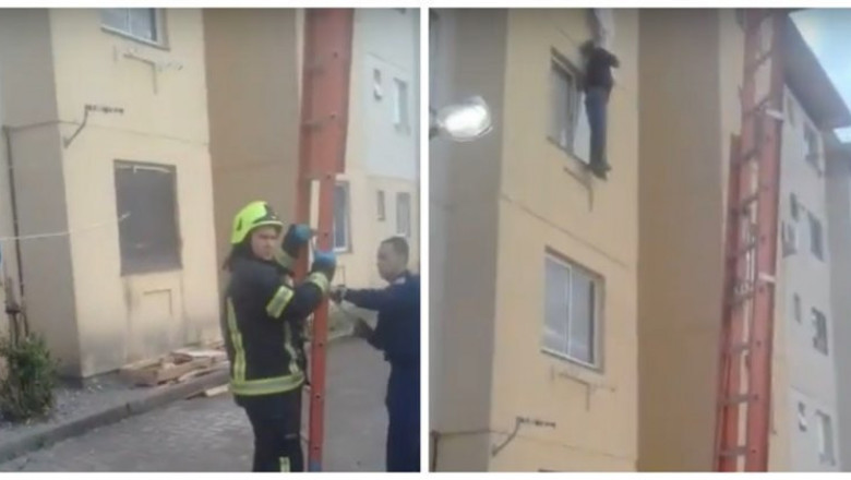 Слишком долго раскладывали лестницу 