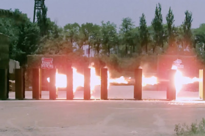 10 стальных пластин подряд поразил 105 - мм снаряд 