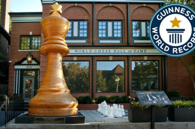 В Книгу Гиннесса попал самый большой шахматный король  