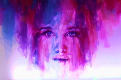 Удивительные портреты из тюля  